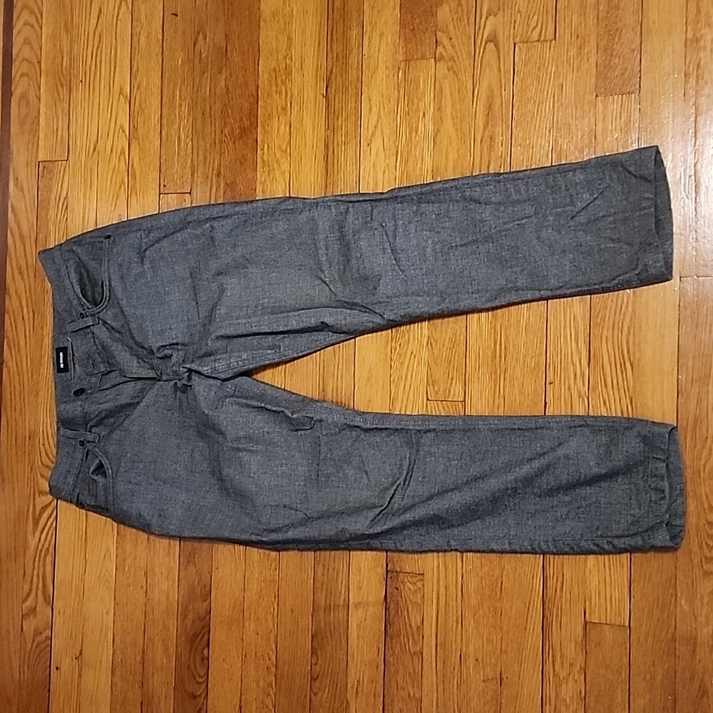 Hudson Blake Slim "jeans" in a grey, salt and pepper finish, size 33